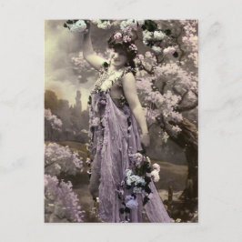 Ich mache Liebe-Blume Postkarte