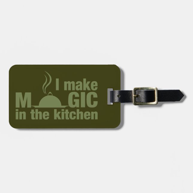 Ich mache Magie-Gepäckmarke Gepäckanhänger (Vorderseite horizontal)