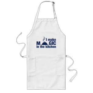 Ich mache Magie-Schürze - wählen Sie Stil, Farbe Lange Schürze