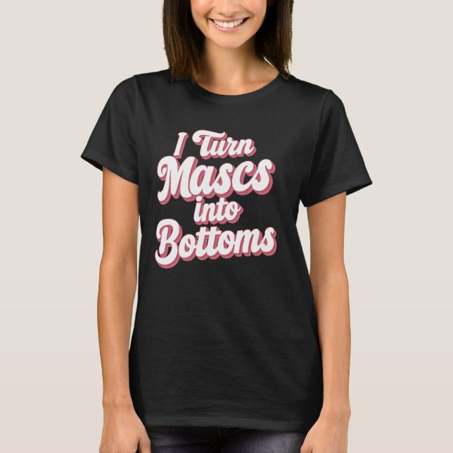 Ich mache Masken in Böden T-Shirt (Vorderseite)