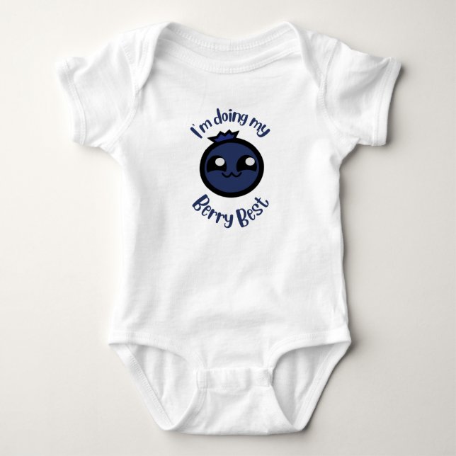 Ich mache mein Berry am besten Baby Strampler (Vorderseite)