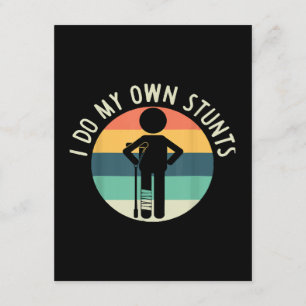 Ich mache meine eigenen Stunts Begleitkarte