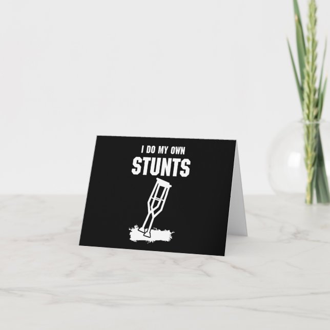 Ich mache meine eigenen Stunts - bekomme einen gut Karte (Vorderseite)