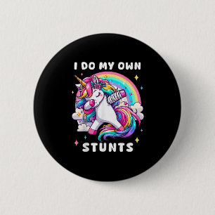 Ich mache meine eigenen Stunts gebrochene Armverle Button