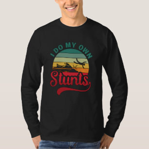 Ich mache meine eigenen Stunts Jet Ski Retro Jet S T-Shirt