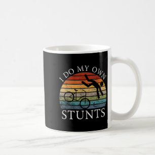 Ich Mache Meine Eigenen Stunts Lustiger Fahrrad Fa Kaffeetasse