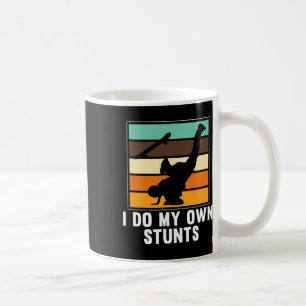 Ich mache meine eigenen Stunts Skateboarder Skateb Kaffeetasse