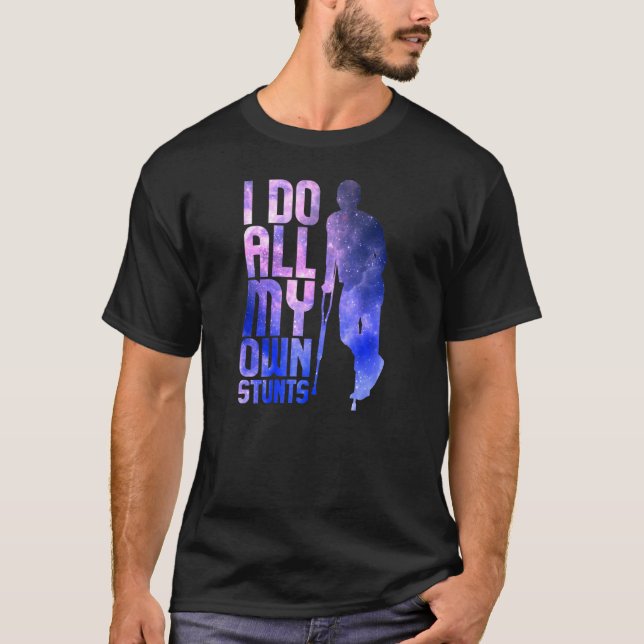 Ich mache meine eigenen Stunttreppen absolut Ungla T-Shirt (Vorderseite)