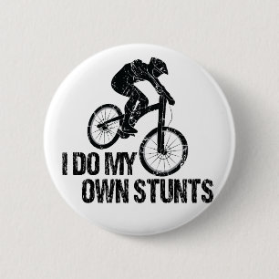 Ich mache meinen eigenen Stunts-Abfahrts-Biken-Fun Button
