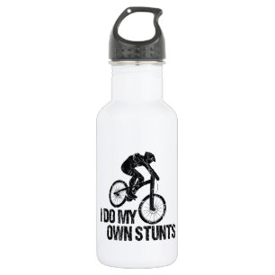 Ich mache meinen eigenen Stunts-Abfahrts-Biken-Fun Edelstahlflasche
