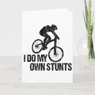 Ich mache meinen eigenen Stunts-Abfahrts-Biken-Fun Karte