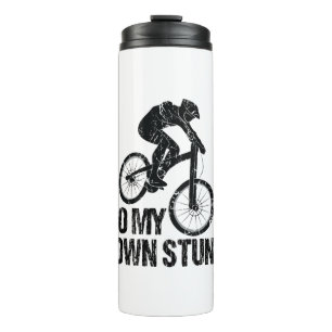 Ich mache meinen eigenen Stunts-Abfahrts-Biken-Fun Thermosbecher