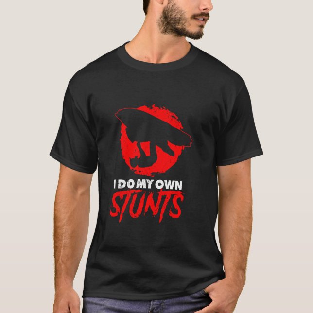 Ich mache meinen eigenen Stunts Jet Ski Wasserspor T-Shirt (Vorderseite)