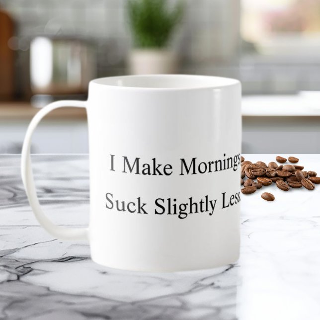 Ich mache Morgen weniger schlimm - Kaffeetasse (Von Creator hochgeladen)