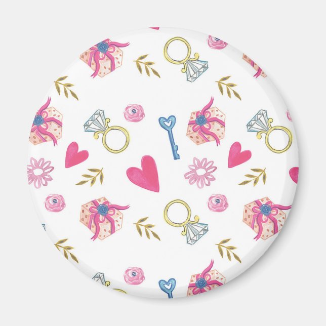 Ich mache Muster II Magnet (Vorne)