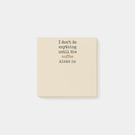 Ich mache nichts bis...Post-It-Notes Post-it Klebezettel