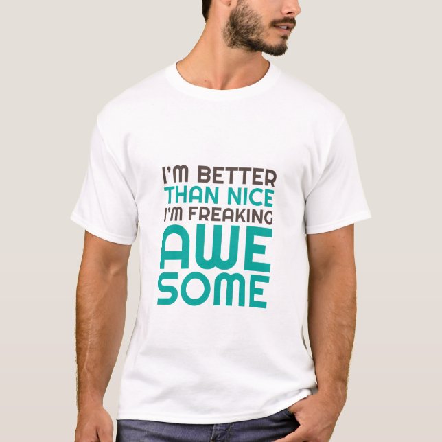 Ich mache Phantastische Funny Quotes T - Shirt (Vorderseite)