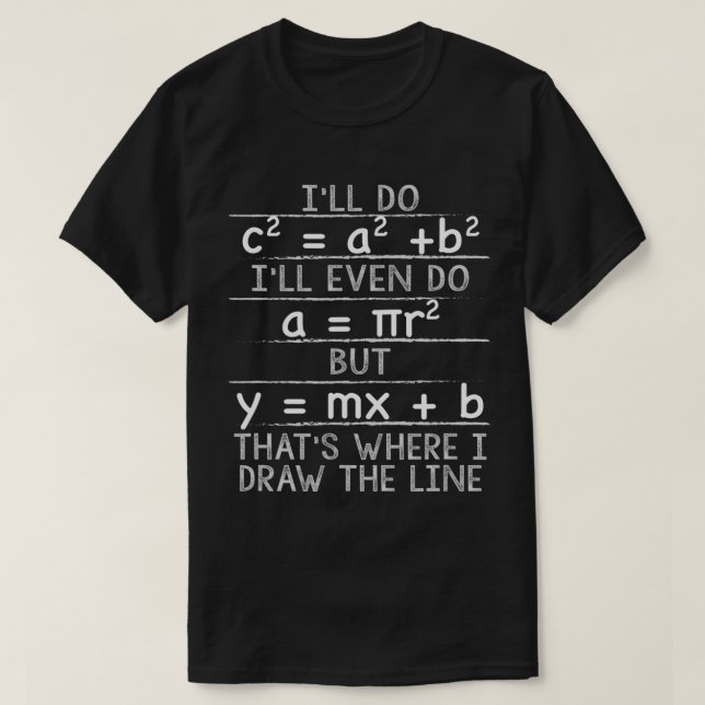 Ich mache Pythagorean Theorem Mathe Funny T - Shir T-Shirt (Design vorne)
