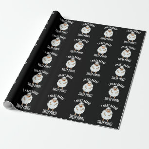 Ich mache schlechte Schafsponnen lustige Tierpuppe Geschenkpapier