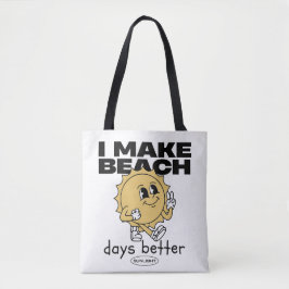 Ich mache Strandtage besser Tasche