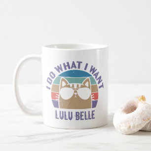 Ich mache was ich will Katzenliebhaber Personalisi Kaffeetasse