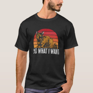 Ich mache was ich will Schildpattkatze Tortie T-Shirt