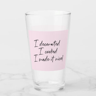 Ich machte es nette Hausfrauen von NY RHONY Glas