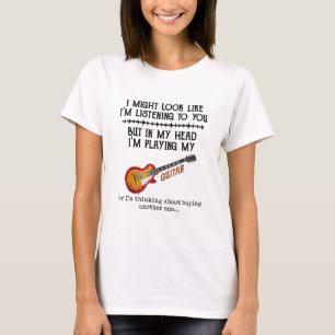 Ich mag aussehen, als höre ich dich, aber in meine T-Shirt