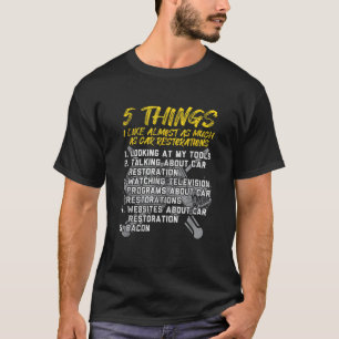 Ich mag Autorestaurierung Auto Enthusiasten Typ Fr T-Shirt