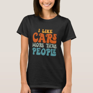 Ich mag Autos mehr als Leute Funny Cars Kleinkind T-Shirt
