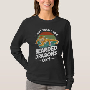 Ich mag Bartdragons einfach nur wie bärtige Drag T-Shirt
