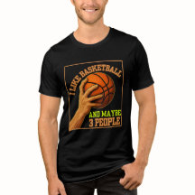 Ich mag Basketball und vielleicht 3 Personen