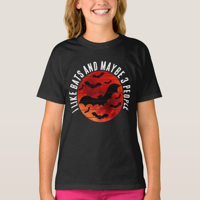 ICH MAG BATTE UND VIELLEICHT 3 PERSONEN T-Shirt (Vorderseite)