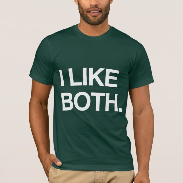 ICH MAG BEIDE T-Shirt (Vorderseite)