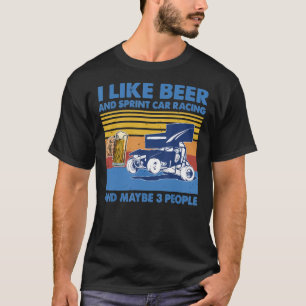 Ich mag Bier- und Sprint-Auto-Rennen und vielleich T-Shirt