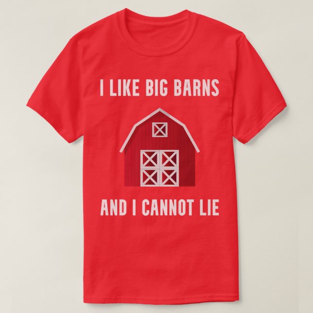 Ich mag Big Barns Funny Farm Spaß Farm Rancho F T-Shirt (Design vorne)