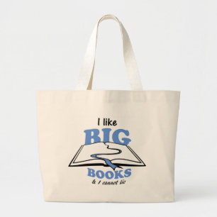 Ich mag Big Books Jumbo Stoffbeutel