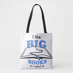 Ich mag Big Books Tasche