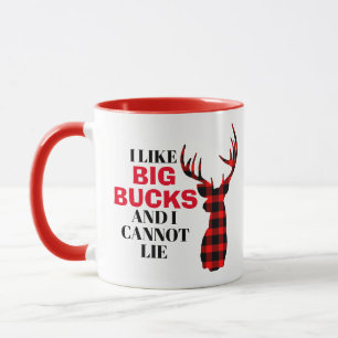 Ich mag BIG BUCKS Funny Junting Tasse