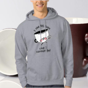 Ich mag Big Cups - Funny Hoodie
