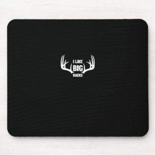 Ich mag Big Racks Deer Buck Jäger Bow Jagdgif Mousepad
