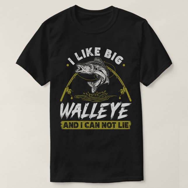 Ich mag Big Walleye T-Shirt (Design vorne)