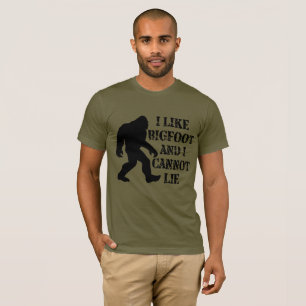 Ich mag Bigfoot und ich kann nicht leben T-Shirt