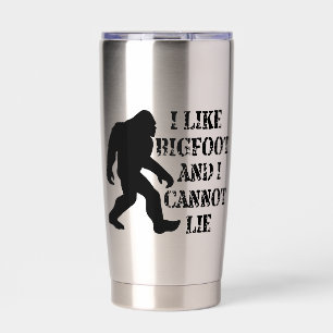 Ich mag Bigfoot und ich kann nicht lügen    Thermobecher