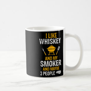 Ich mag Bourbon mein Raucher 3 Personen Funny Gril Kaffeetasse