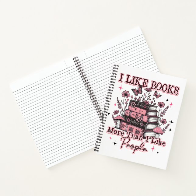 Ich mag Bücher mehr als... (Innenseite)