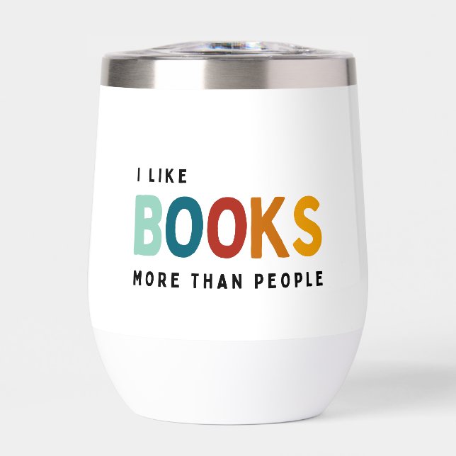 Ich mag Bücher mehr als Menschen (Vorderseite)