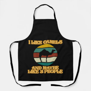 Ich mag Camels Animal Lover Camel Pet Besitzer Gra Schürze