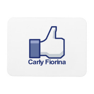 Ich mag Carly Fiorina Thumbs hoch Magnet