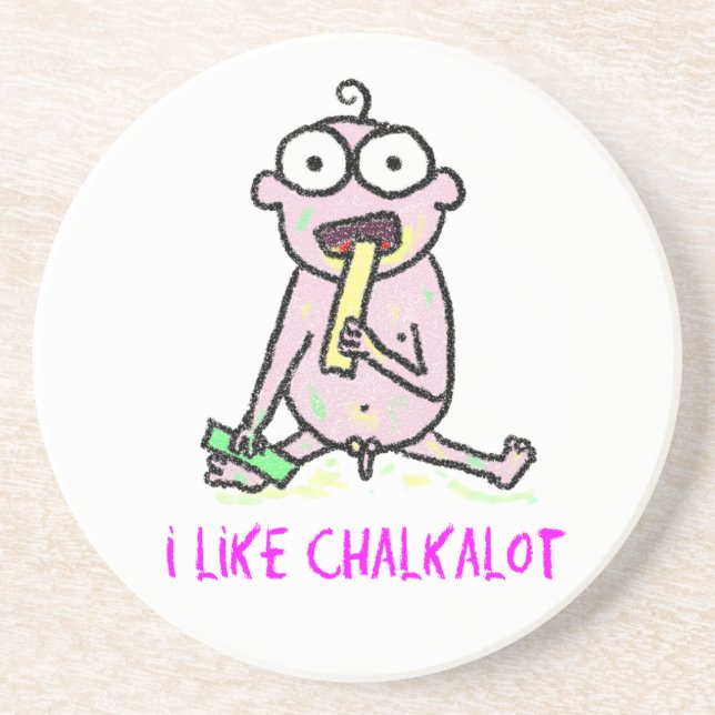 Ich mag Chalk als viel Untersetzer (Vorne)